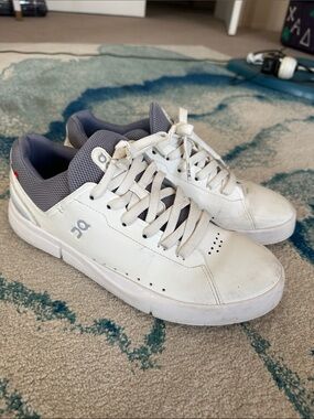 On Running White and Gray Men's Sneakers